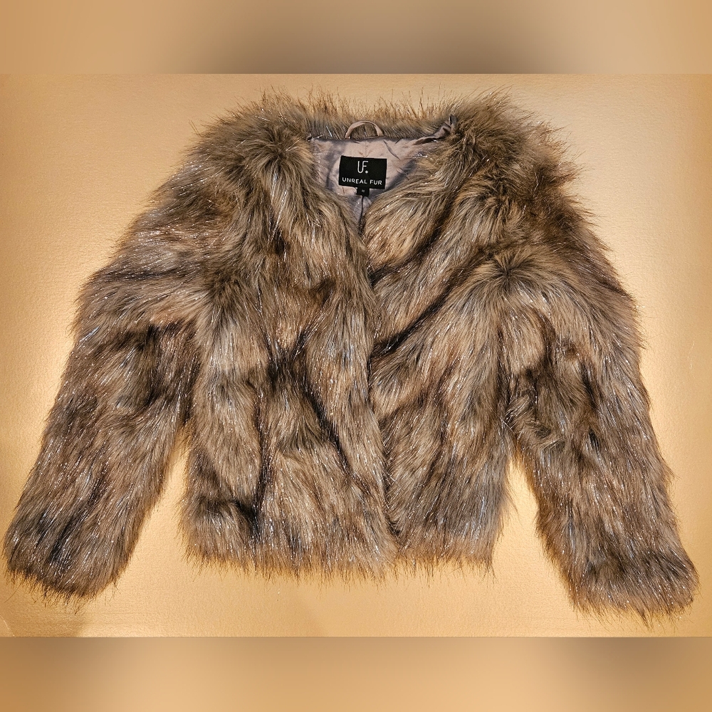 Unreal Fur Jacket NWOT